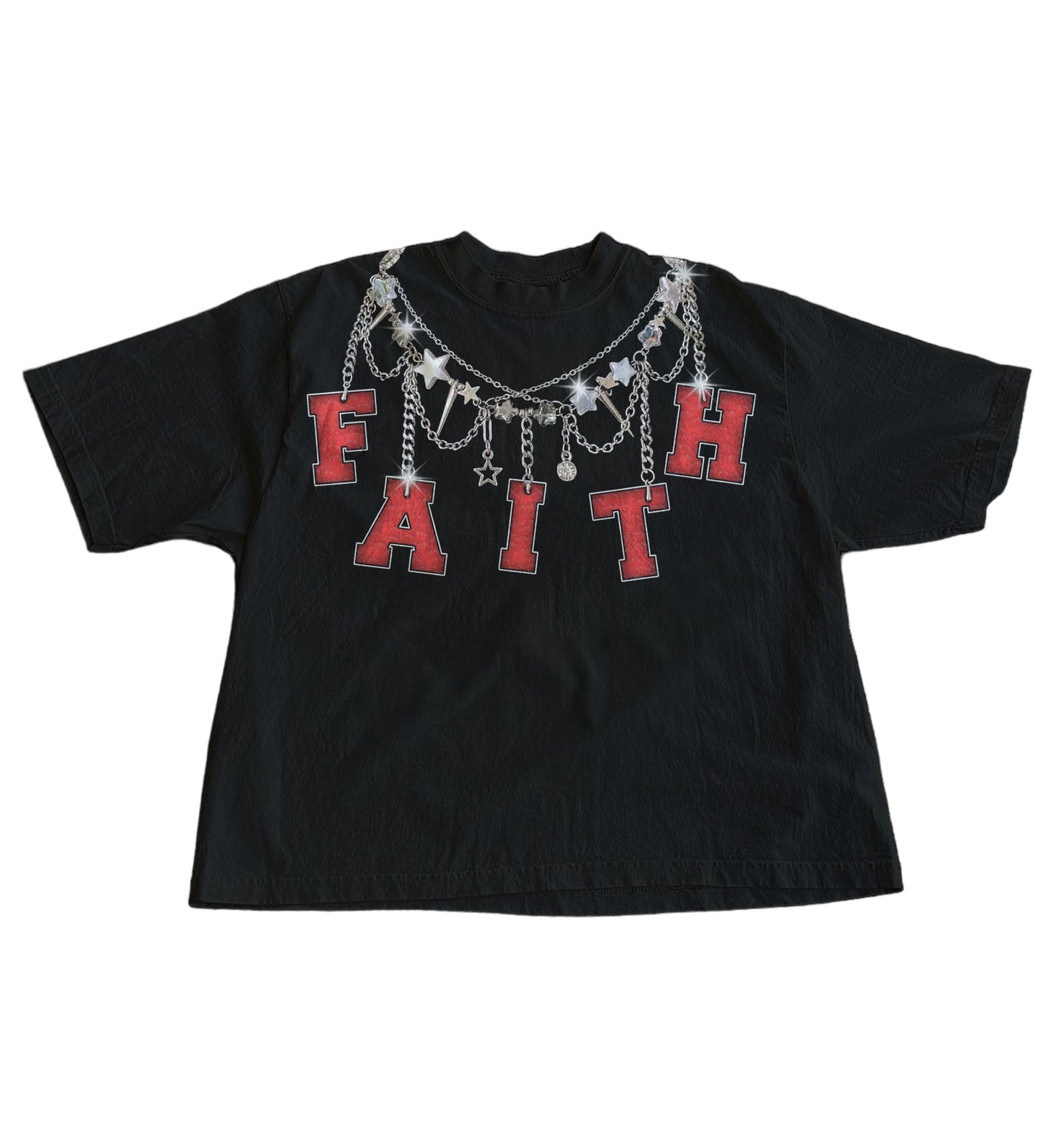 Faith necklace shirt